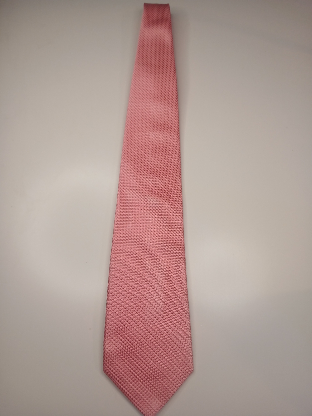 Men's Thomas Pink Textured Tie - Unbranded